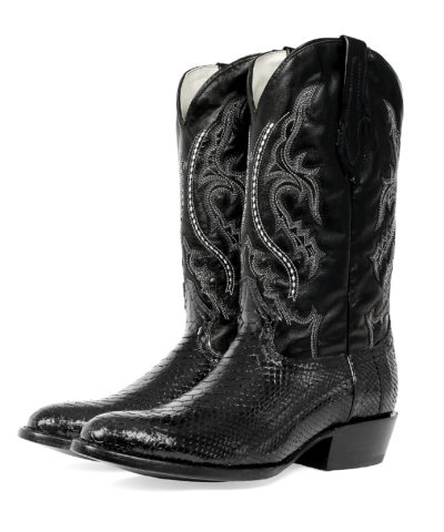 Men's Western Boot cowboy boots pair of boots side view
