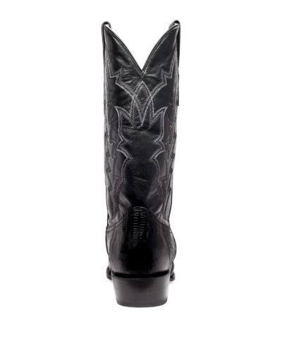 Men's Western Boot cowboy boots Clayton lizard leather side back view