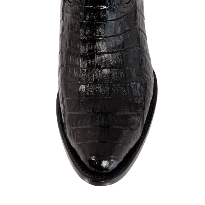 Men's Western Boot cowboy boots caiman pattern toe detail
