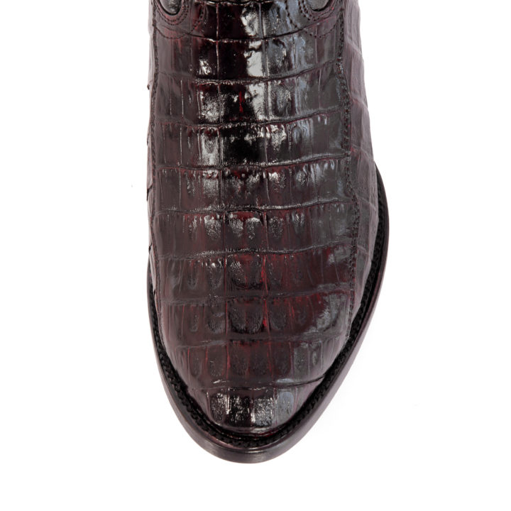 Men's Western Boot cowboy boots caiman pattern toe detail