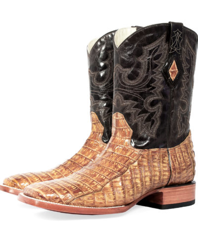 Men's Western Boot cowboy boots caiman pattern pair of boots