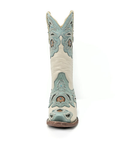 Front side view of Women's Western Boot Cowgirl Boots Bluebell by JB Dillon