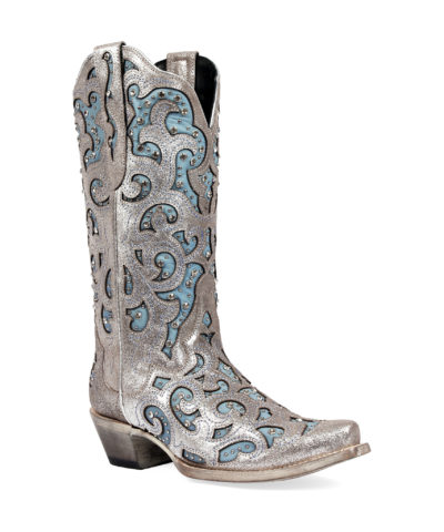 Side view of Women's Western Boot Cowgirl Boots Bellflower by JB Dillon