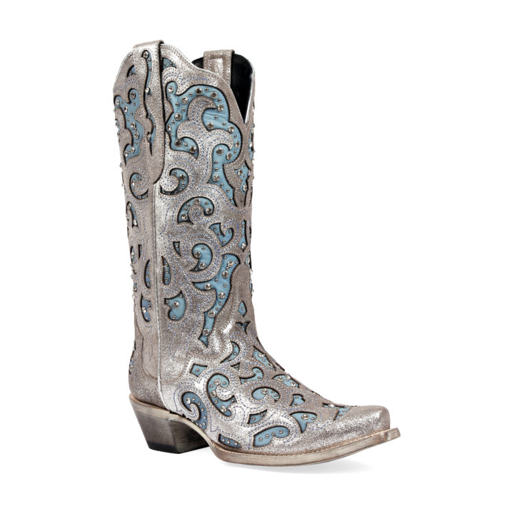 Side view of Women's Western Boot Cowgirl Boots Bellflower by JB Dillon