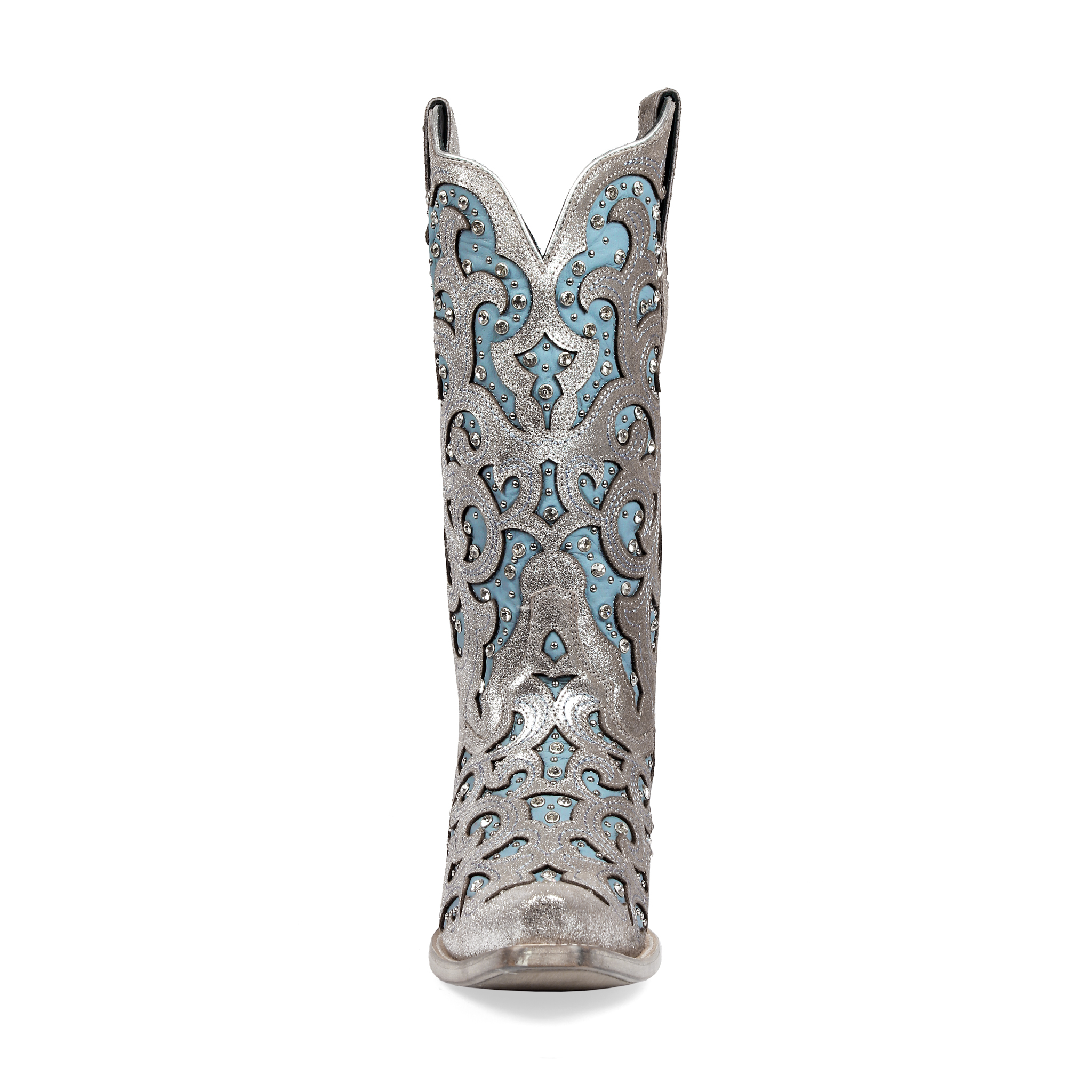 White and hotsell blue cowgirl boots