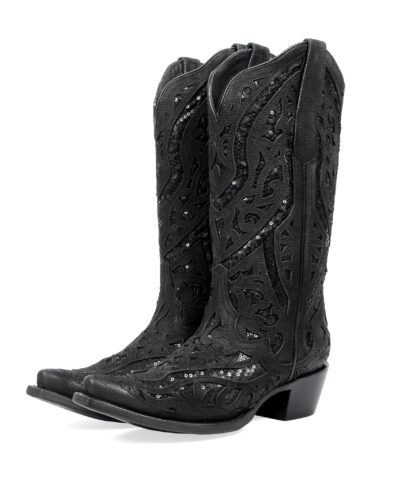 Pair of boots side view Women's Western Boot Cowgirl Boots Poppy by JB Dillon